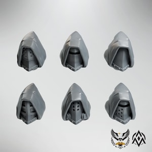 Arcamundi - Templar Heads - Pilgrims - Compatible with Trench Crusade