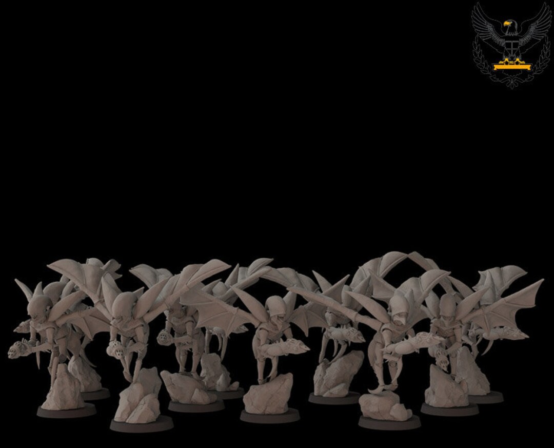 Isectoids Fantasy Cult Insectoids Vespomorphos 10 Miniatures Alt Gargoyles - Etsy