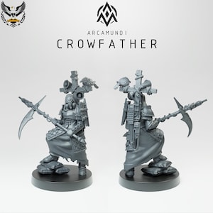 Arcamundi - The Crowfather - Grimdark Pilgrims - Compatible with Trench Crusade