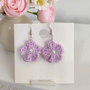 Crochet earrings pattern, digital pattern, summer earrings, crochet, bohemian earrings, floral earrings, crochet earrings, fall earrings
