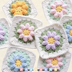 Crochet granny square patterns, pattern, granny square crochet pattern, crochet granny square blanket, flower granny square pattern