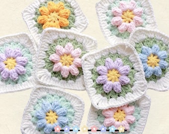 Crochet granny square patterns, pattern, granny square crochet pattern, crochet granny square blanket, flower granny square pattern