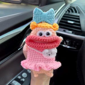 Häkeln Mädchen Tasche MUSTER, Amigurumi Geldbörse, gehäkelte Tasche, Häkelmuster, gehäkelte Schlüsselhalter Muster, handgemachte Geldbörse, Hangyodon häkeln