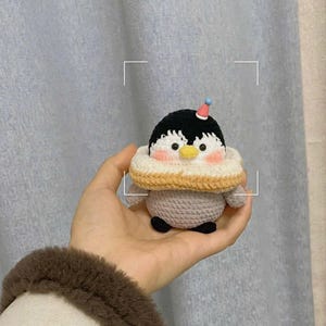 Pinguin Häkelanleitung, Pinguin häkeln, Pinguin gehäkelt, Pinguin Plüschtier, Pinguin Schlüsselanhänger, Pinguin Plüschtier, Mini Pinguin, Pinguin Muster