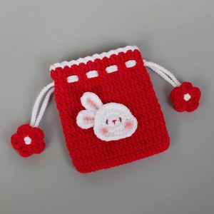 Bolsa de crochê, padrão digital, padrão de crochê, padrão de carteira, padrão de costura, porta-cartão svg, padrão, bolsa feita à mão, bolsa para moedas