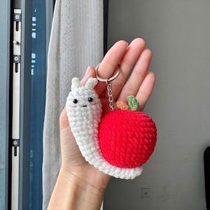 Crochet snail, apple snail, strawberry snail, quick crochet pattern, crochet snail pattern, snail crochet pattern, snail plush pattern