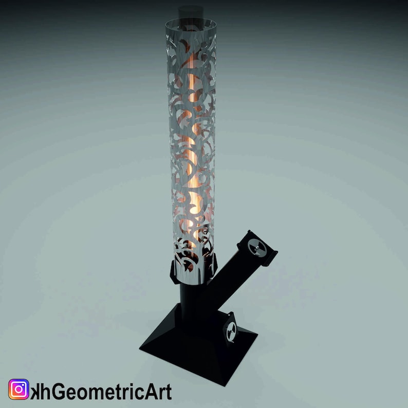 Rocket stove, garden torch,Portable woodburning stove, DIY Rocket