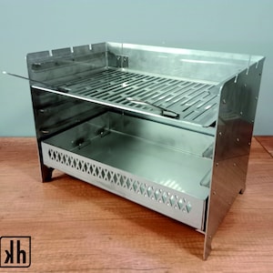 FOLDING TOURIST GRILL, grill dxf , grill plans, Out door cooking grill, travel, grill diy