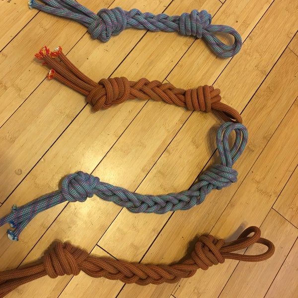 Recycled Climbing Rope Pull/Throw Dog Toy