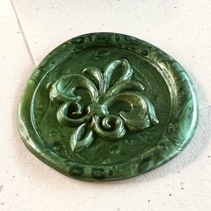 Fleur de Lis Waxstempel – Koninklijk Elegant Ontwerp (25mm)