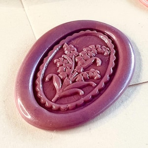Lelietje-van-Dalen Wax Stempel - 20x30mm Messing Zegelstempel Kop met Diepe Gravure