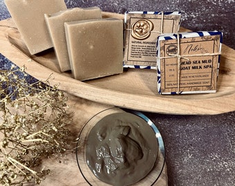 Dead Sea Mud & Goat Milk Spa Soap | Natural Handmade Soap Spa