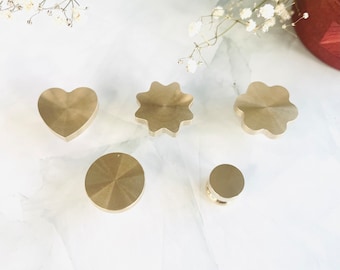 Blank Wax Seal Stamp in 5 different shape