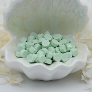 L71 Mint Frost Lakzegel Kralen – Zacht Pastelgroen Met Frosted Afwerking | 30g | Voor Uitnodigingen, Journaling & Elegante Knutselprojecten