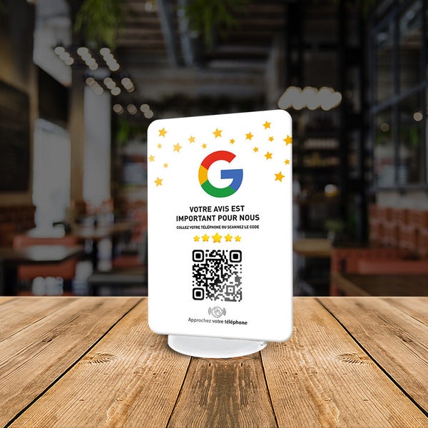 Support connecté Google | NFC et QR Code