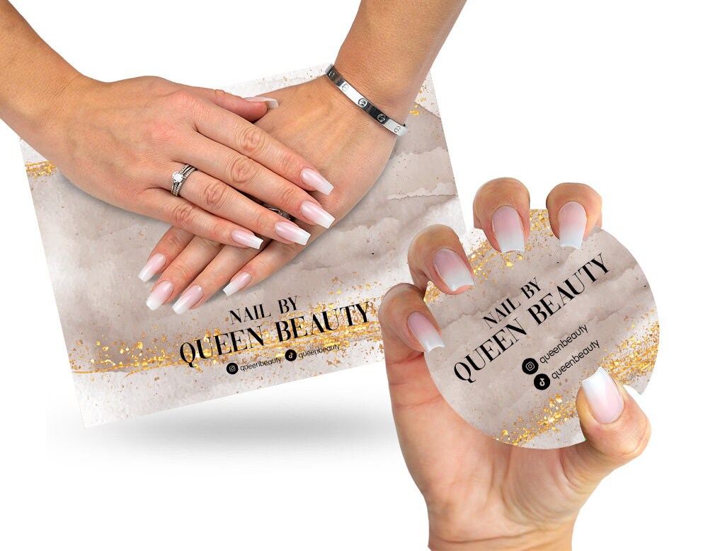 Individuelles Nagelfoto-Tablett – Acrylschild Mit Gravur Für Nagelkünstler, Salon Oder Social Media
