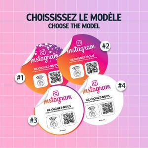Instagram-QR-Code und NFC-Aufkleber | Social-Network-Aufkleber für kleine Unternehmen |  Geschenkidee für Unternehmer