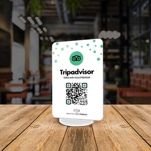 Suporte conectado do TripAdvisor | NFC e código QR