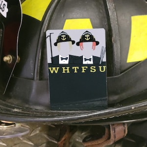 Cartes à jouer en aluminium des beaux-frères de WHTFSU.    Bandes résistantes et options d'aimants disponibles.