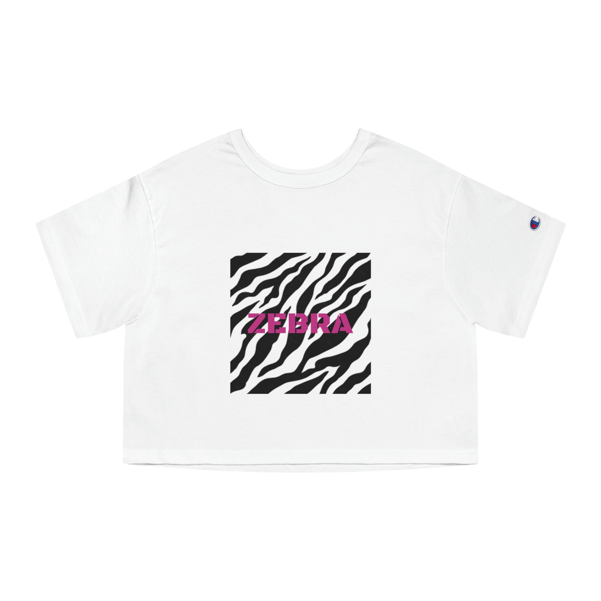 ★DNSR★ Women's Heritage Crop T-Shirt White Champion Women's Heritage Cropped Tee White X-Small