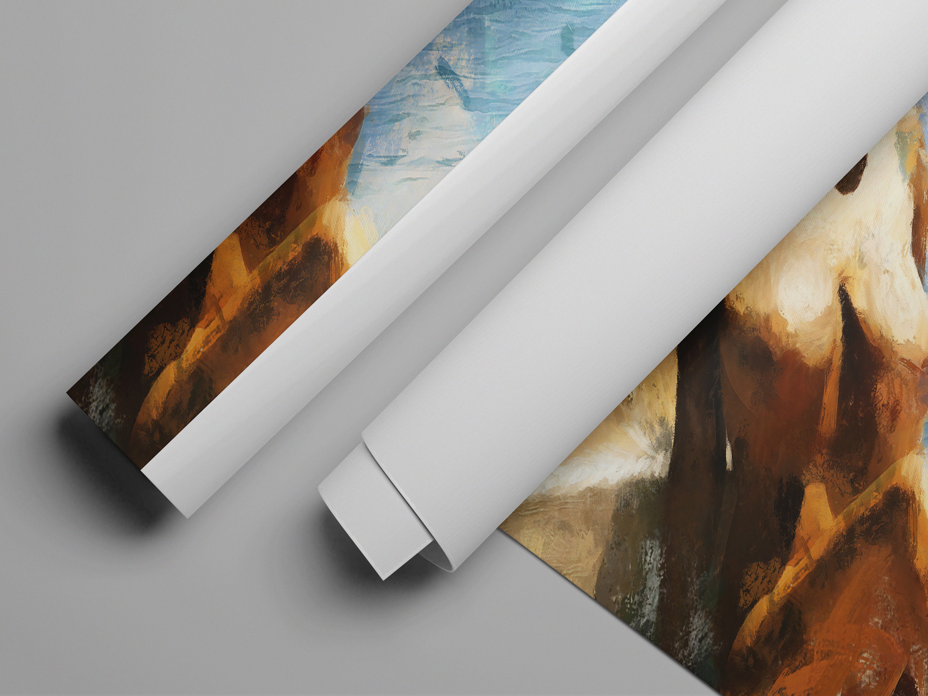 Naked Woman With Big Breasts at the Ocean Hot Nude Sun Tanned Model With Beautiful Big Boobs