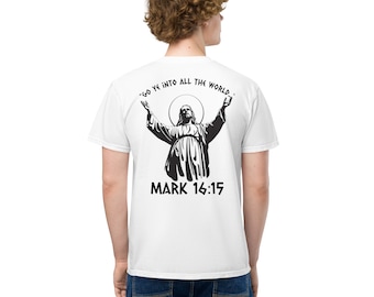 Markus 16:15 Komfortfärger T-shirt