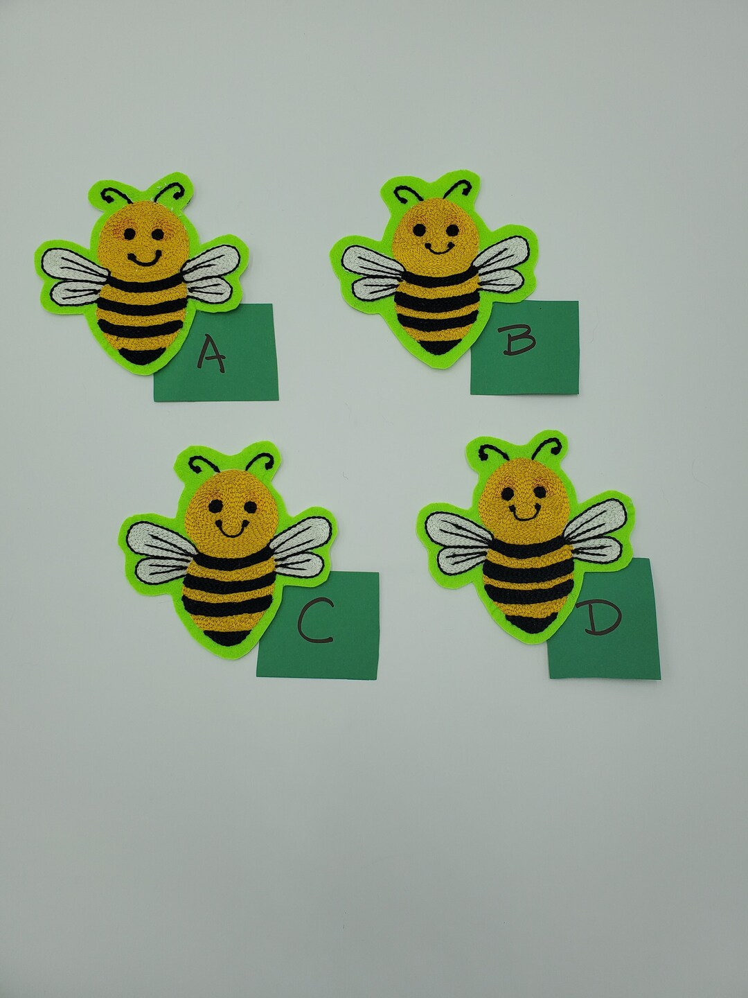 Choice of Cute Bee Patch 4 X 4 Handcrank Chainstitch Etsy