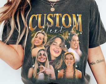 Custom Graphic Photo Vintage Washed Shirt, Family Bootleg Graphic Shirt, Personalize Bootleg Custom, Bachelor Party, Graduation Gift Idea