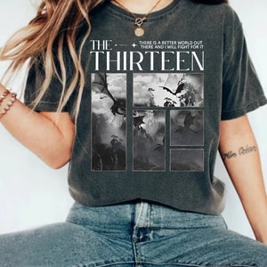 Comfort Colors Vintage The Thirteen Throne Of Glass Shirt, We Are The Thirteen, Book Lover, From Now Until The Darkness Claims Us, SJM Merch