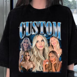 Custom Bootleg, Custom Shirt, Personalized Shirt, Custom Vintage Washed T-Shirt, Bootleg Retro 90&#39;s Fans, Custom Gift
