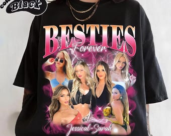 Custom Vintage Besties BFFs Bootleg 90s Shirt, Best Friend Birthday Bachelorette, Best Friend Gift Ideas BFF Besties, Anniversary Gift