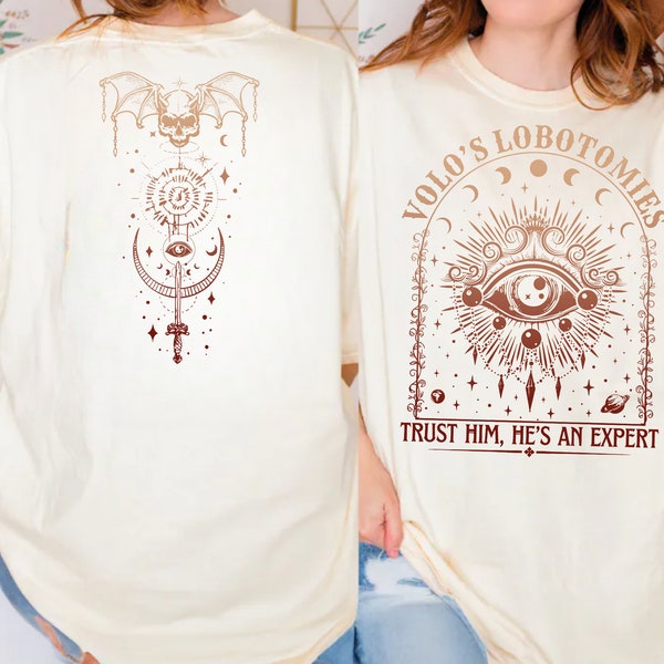 Comfort Colors Volo's Lobotomies Shirt, Astarion Baldur's Gate 3 Shirt, Dark Humor, High Elf Gaming Apparel, Astarion Shirt, Book Lover Gift