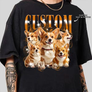 Custom Comfort Colors Vintage Bootleg Pet Shirt, Custom Bootleg Shirt, Custom Pet Shirt, Custom Dog Shirt, Dog Remembrance Gift