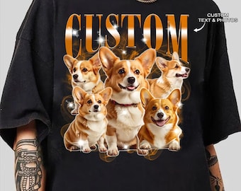 Custom Comfort Colors Vintage Bootleg Pet Shirt, Custom Bootleg Shirt, Custom Pet Shirt, Custom Dog Shirt, Dog Remembrance Gift