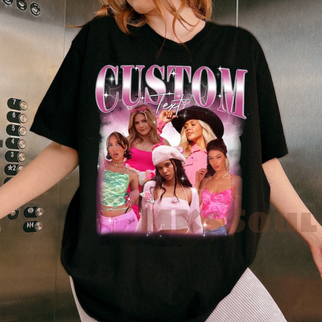 Custom 90s Vintage Bootleg Shirt Custom Photo Graphic 90s - Etsy