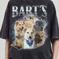 Pet Custom Vintage Washed Shirt, Custom Shirt, Dog Personalize Bootleg Retro 90&#39;s Shirt, Custom Pet Shirt, Pet Gifts, Custom Bootleg