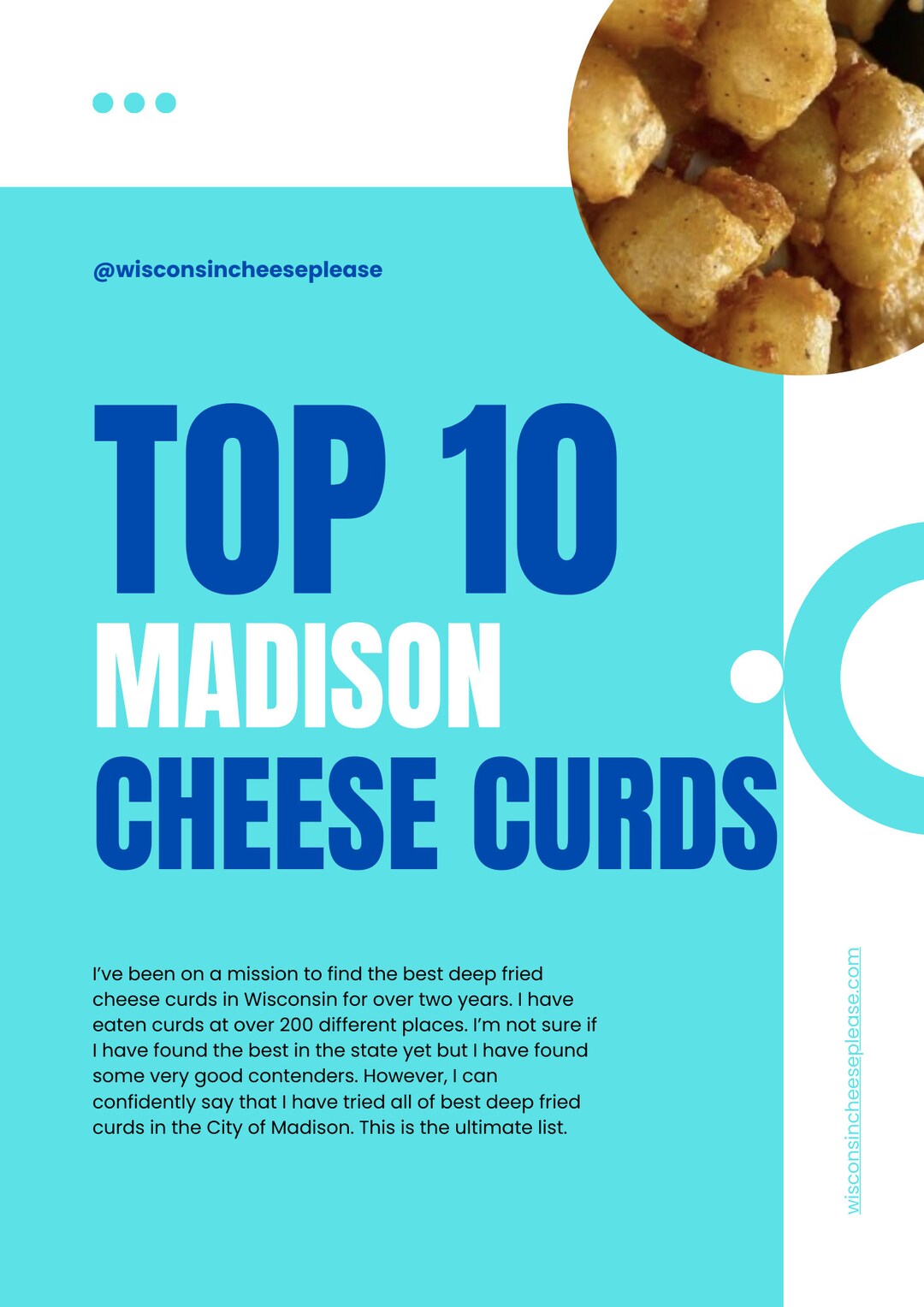 Madison's Best Deep Fried Cheese Curds / Wisconsin / Cheese Etsy