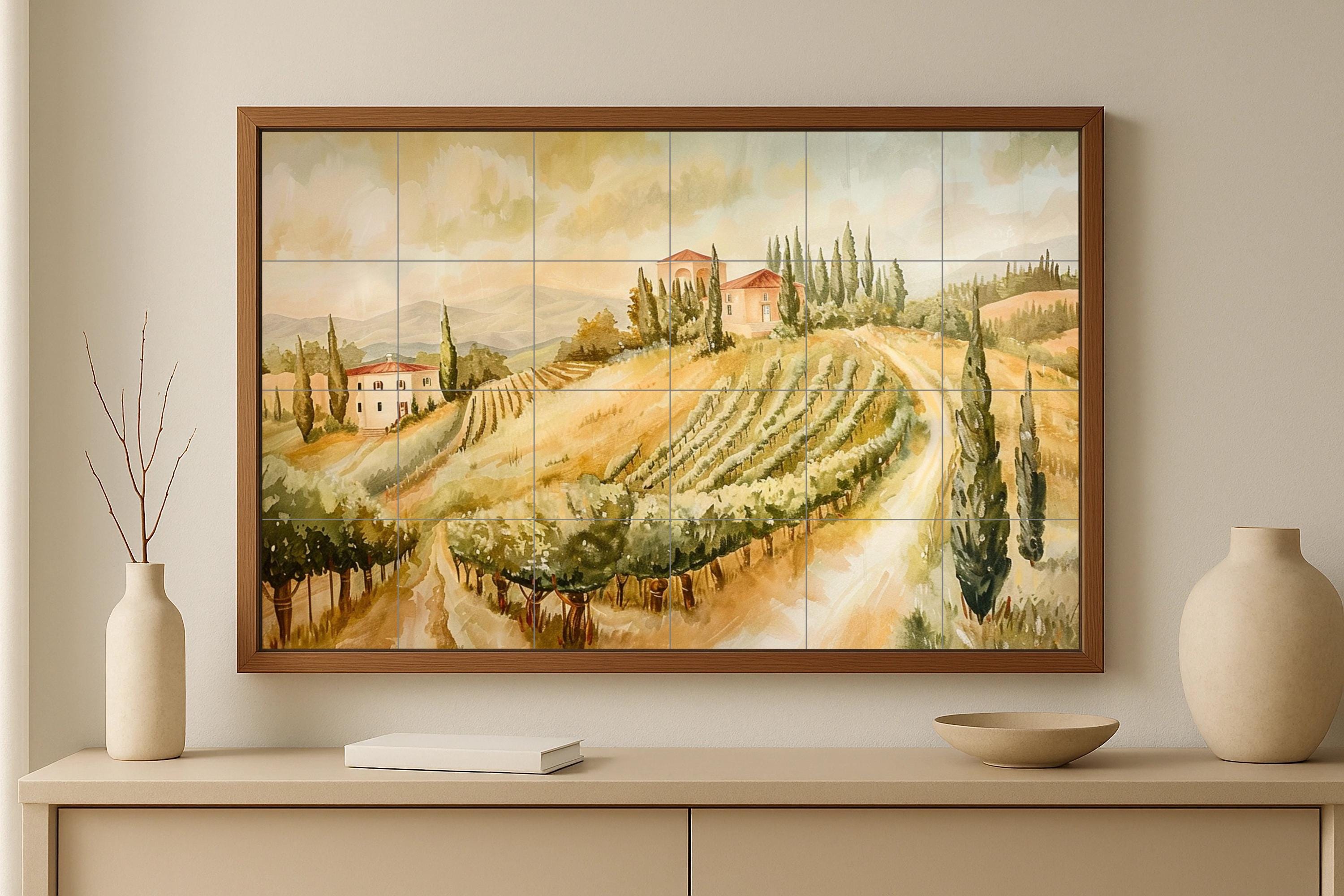 Farm Scene Tile Mural - Etsy display picture 1