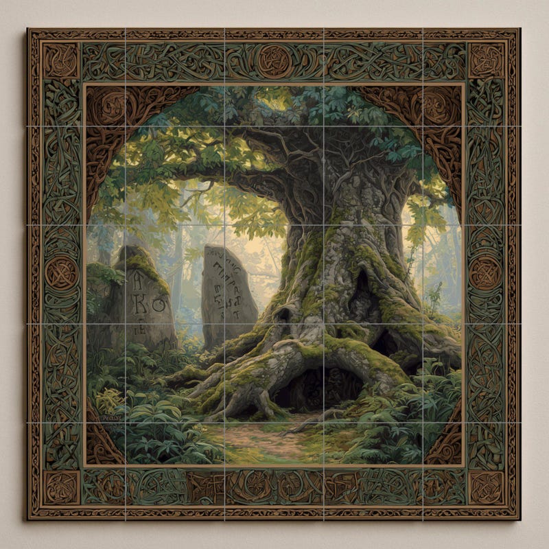 Celtic Ceramic Tile - Etsy