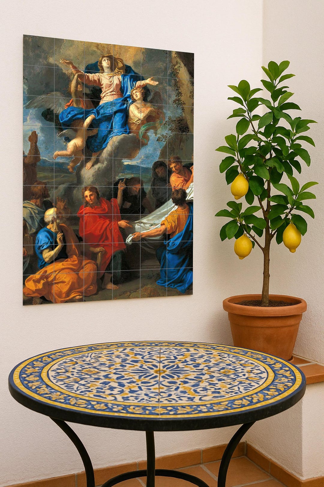 Assumption of the Virgin Mary – Ceramic Mural of Heavenly Glory ...