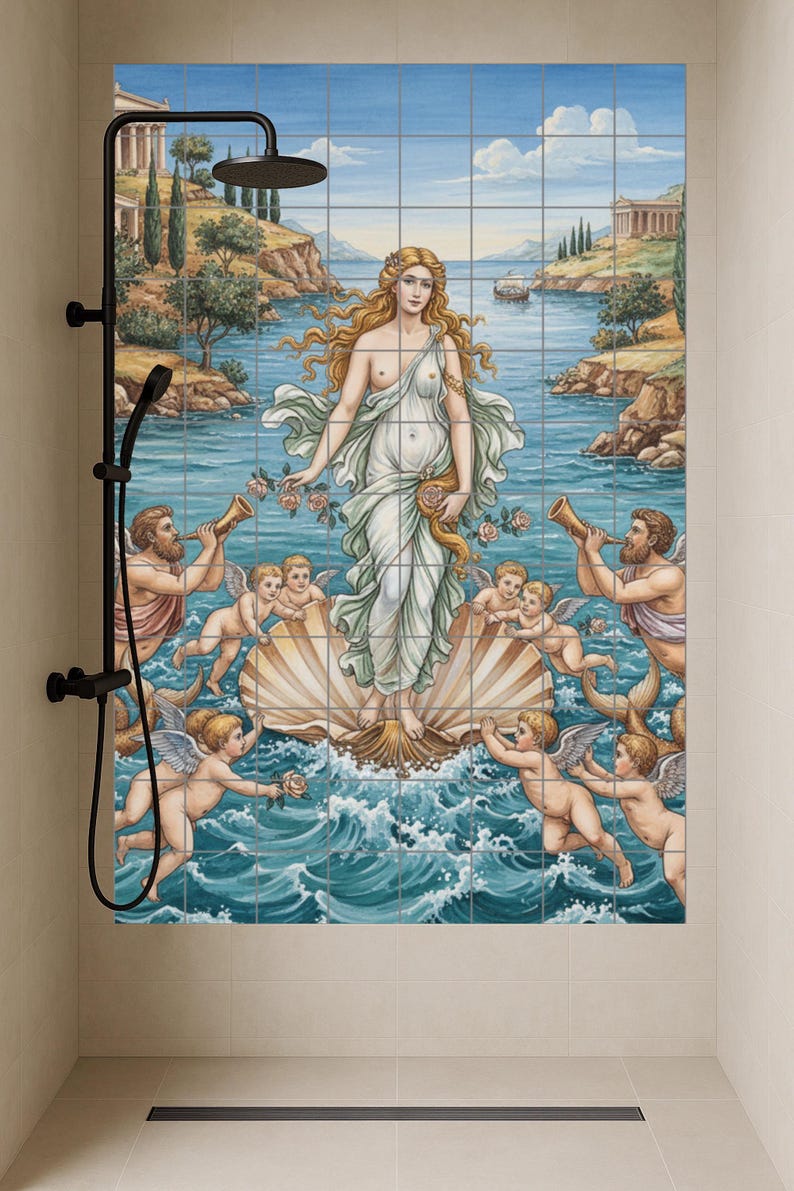 The Birth of Aphrodite – Greek Goddess of Love Emerging From the Sea ...