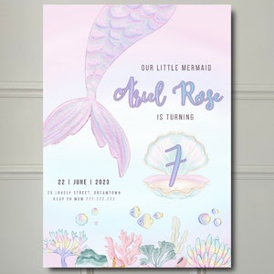 Mermaid Birthday Party Favor Thank You Tags Printable File – Pixeldust  Designs