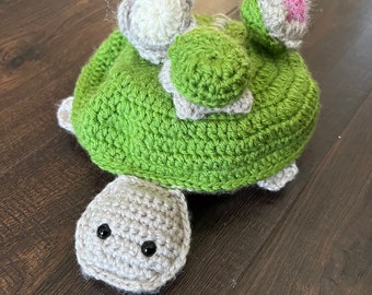 Crochet Turtle Memory Game with 12 baby turtles Great gift for Toddlers