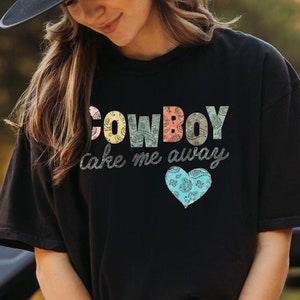 Cowboy Take Me Away, Bandana, Country, Country Music, Vintage, Oversized, Comfy, Music, Cowboy, Cowgirl, Boho, Retro, Cute, Comfort Colors®
