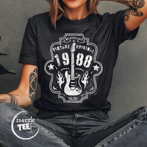 1988, 80s, Vintage, Heavy Metal, Rock Music, 80s Rock Cassettes, Birthday Gift, Reunion Tee, Guitar, Anniversary, Retro Style, Concert Tee