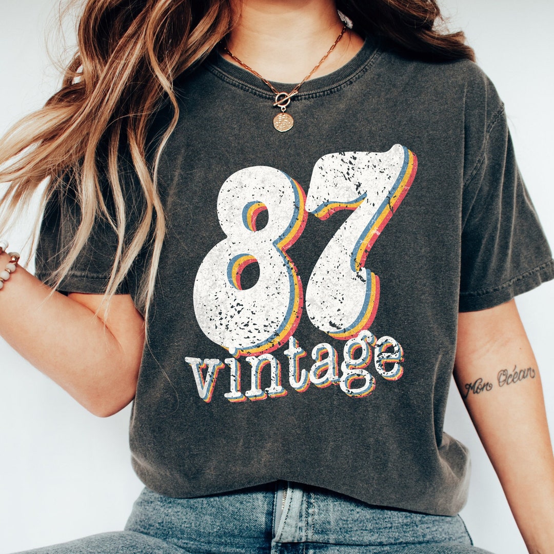 Vintage 87, 1987 Grad, Anniversary, Reunion, Born 1987, Retro Style ...