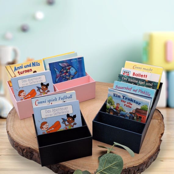 Aufbewahrungsboxen Fr Pixi Bcher, Maxi Pixi, Lesemaus Und Kinderbcher  Mit 12cm Breite, Organizer Kinderzimmer, 3D Druck - Etsy