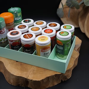 Storage boxes for e.g. Ostmann spice jars