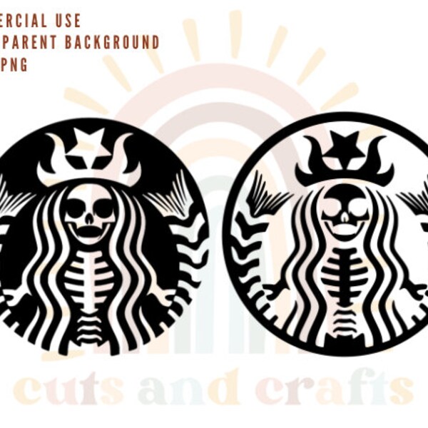 Spooky Starbucks Skeleton Witch Bundle SVG/PNG-Starbucks Witch Halloween svg-Basic Witch svg for cricut-Cut Files for Cricut & Silhouette