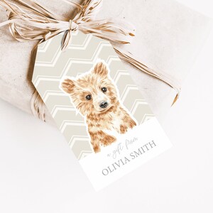 Étiquettes cadeaux bébé ours (LOT de 20) - étiquettes personnalisées - baby shower des bois - étiquettes cadeaux cadeaux baby shower - étiquettes cadeaux maison - étiquettes confiture